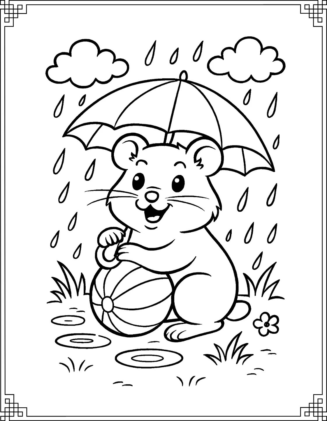 Umbrella Rain Hamster