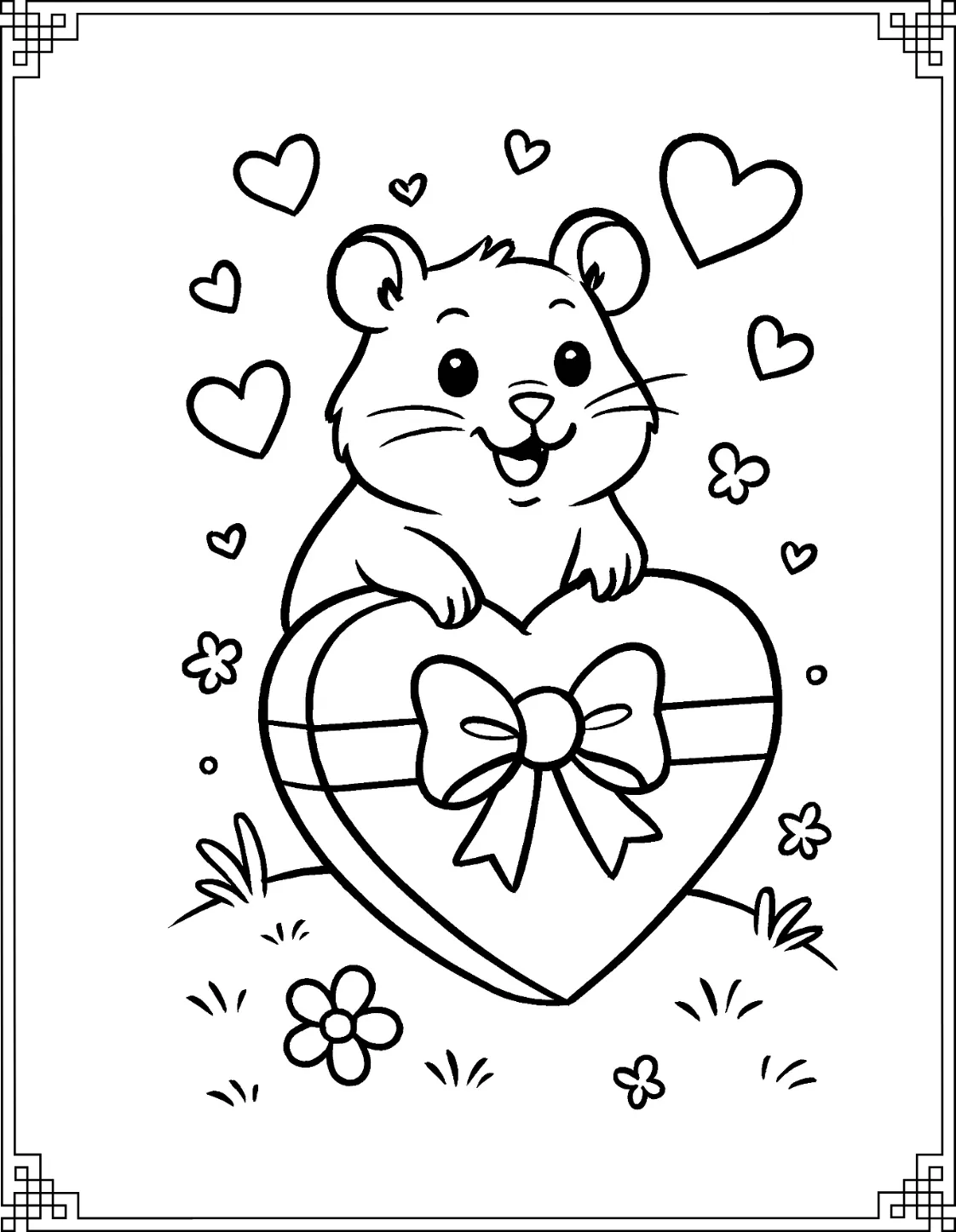 Valentine Heart Hamster