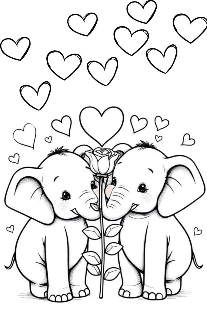lephant coloring printables