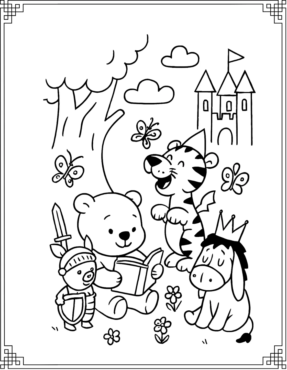  Pooh Coloring Time