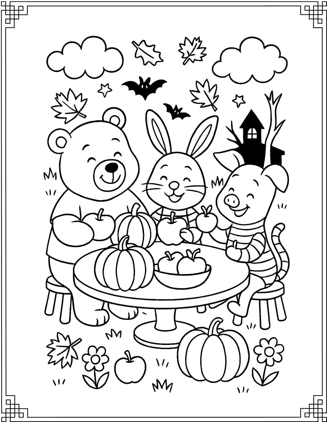 Pooh Thanksgiving Feast