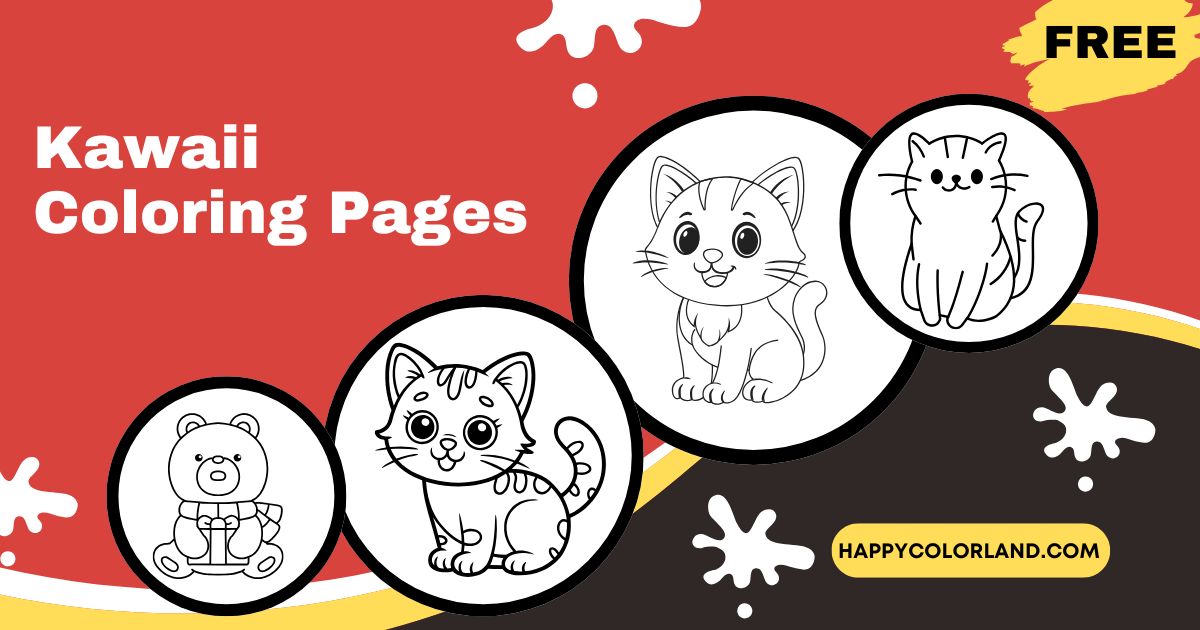 Kawaii Coloring Pages