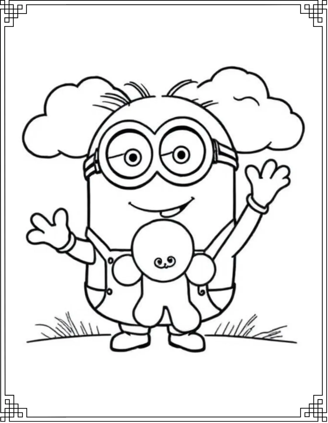 Minion with Teddy Bear 