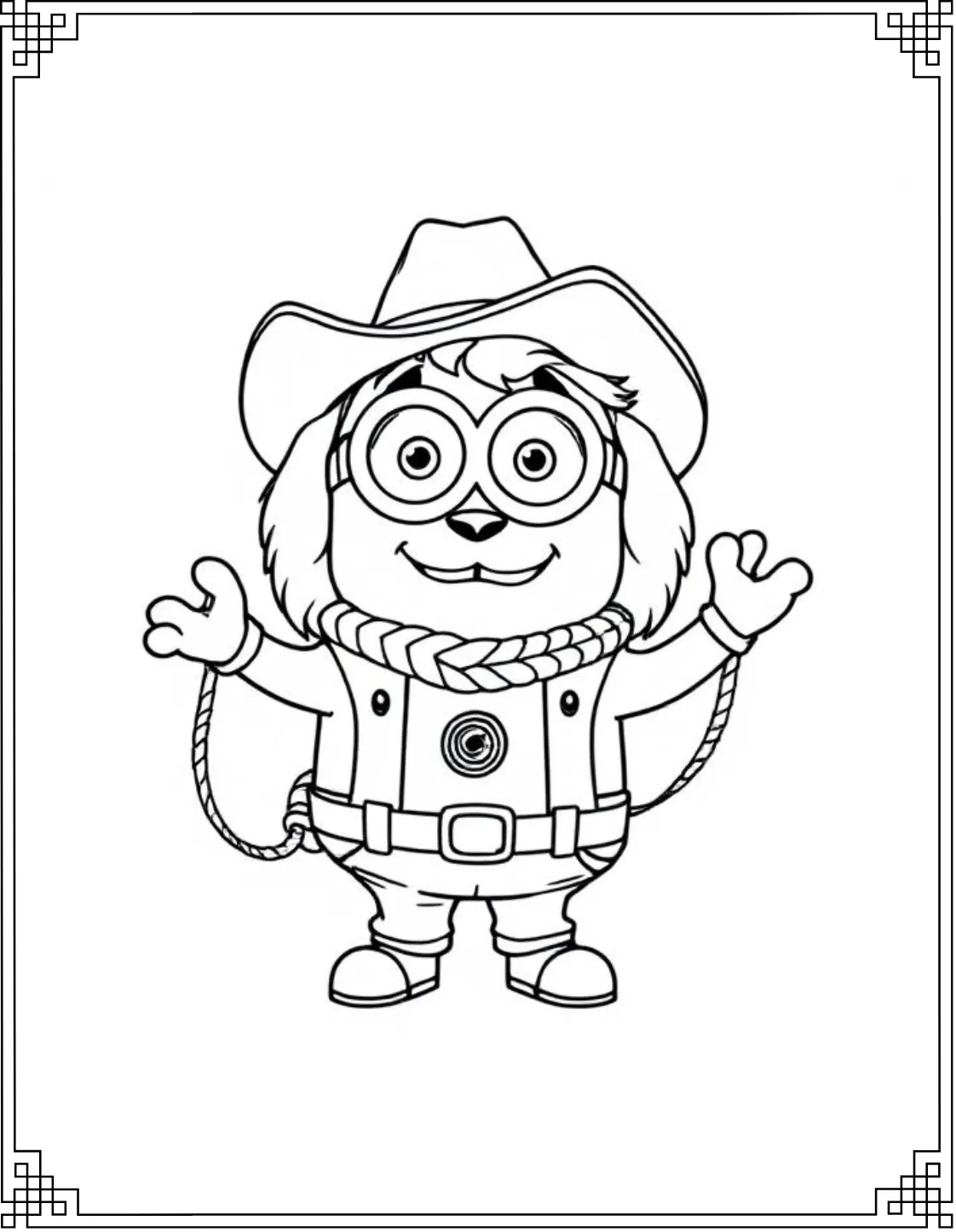 Wild West Cowboy Minion